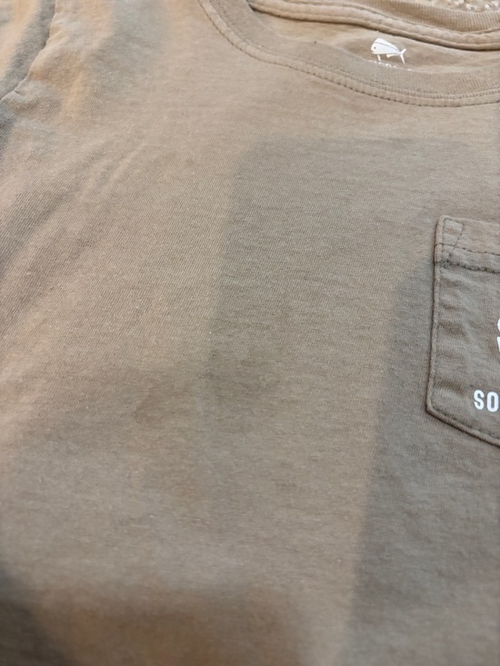 Kids' Long-Sleeve Dog Graphic Tee - Tan - Picture 2 of 3